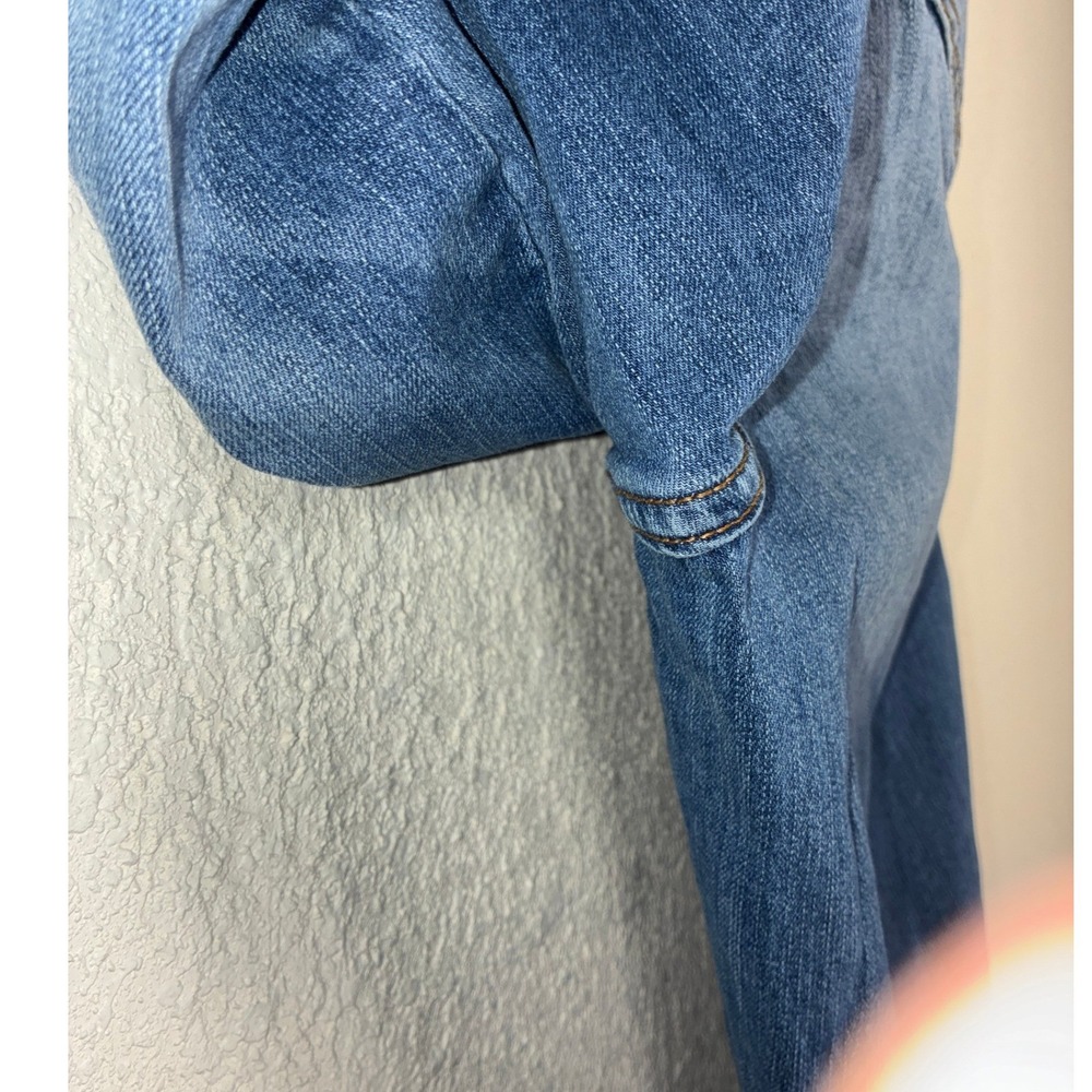 Torrid Feel The Fit Wide Leg Crop Jeans Medium Wash Button Fly Size 12 40215116 - Picture 6 of 6